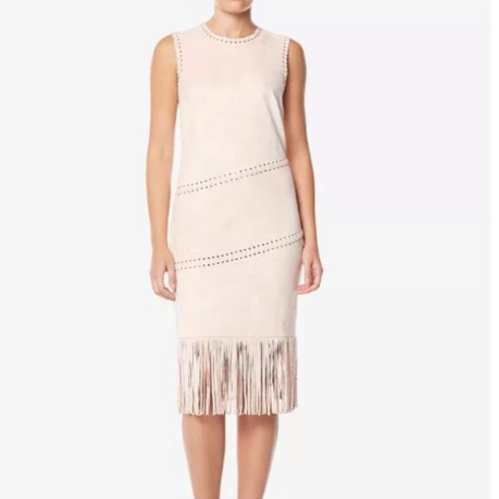 Buffalo by David Bitton Faux-Suede Fringe Dress XS